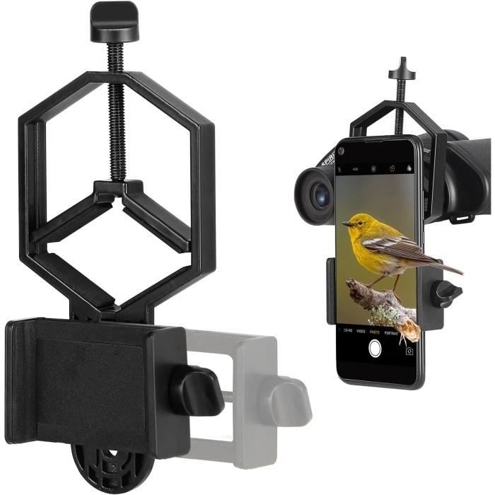 Adaptateur de digiscopie Tridaptor support de téléphone pour télescope