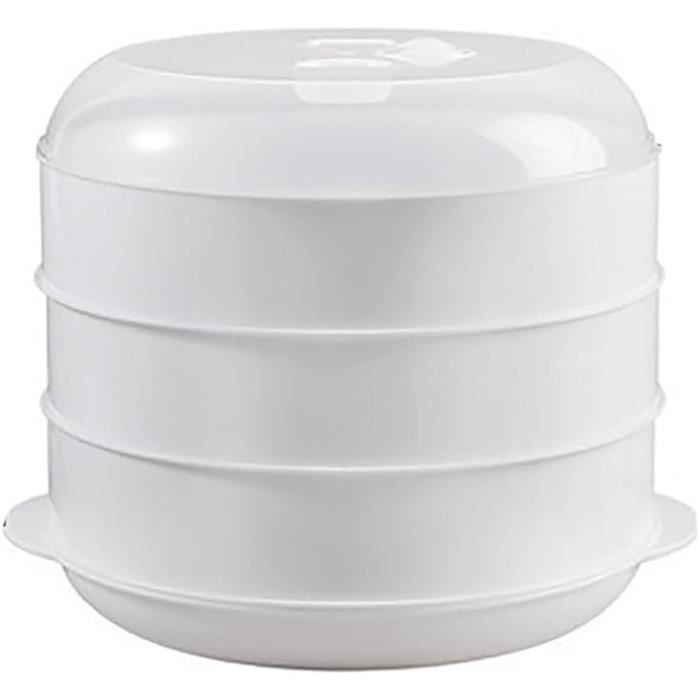 Snips - Cuiseur Vapeur Micro Onde Blanc 2L Pour Cuit Vapeur Avec