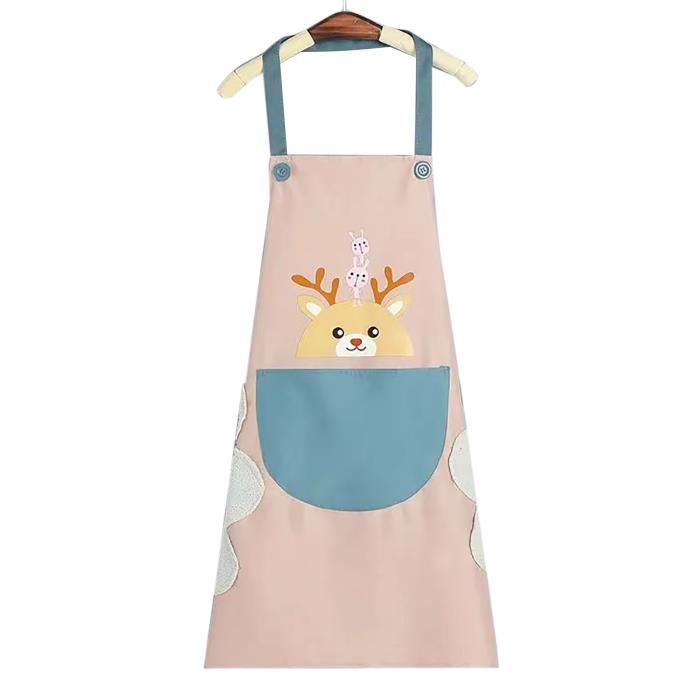 TOPWAYS – Tablier Enfant En Toile, Motifs Licorne/dinosaure/espace, Sangle Réglable, Pour Cuisine, Peinture, Jardinage