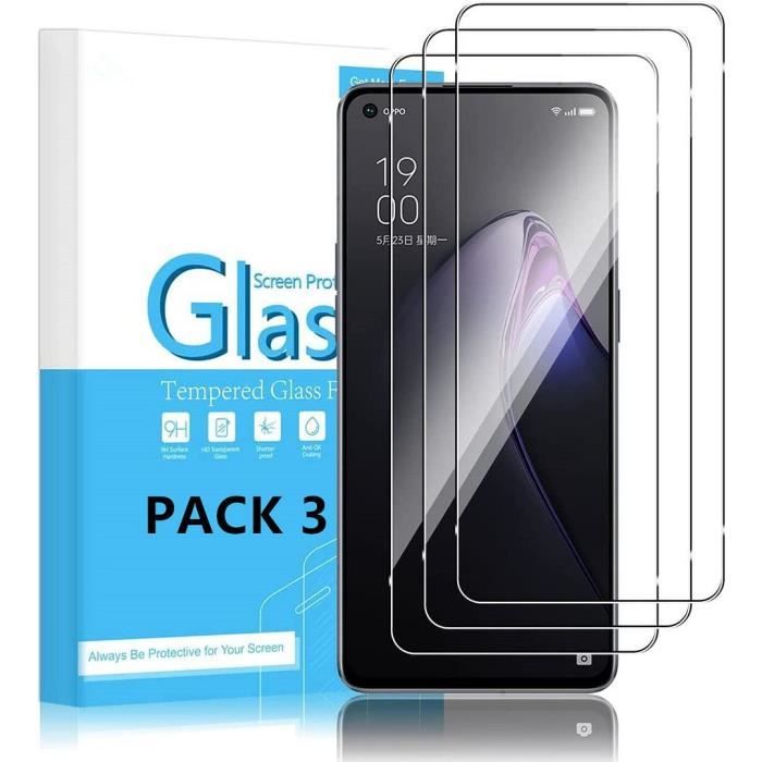 3 Films Verre Trempé Pour OPPO Reno 11 5G - Protection 9H, 0,33 Mm, Ultra Transparent - 10