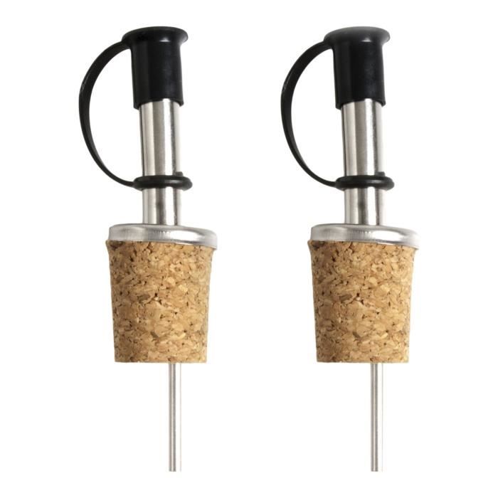 Lot De 2 Grands Bouchons En Liège Coniques 110 X 90 Mm Épaisseur 3 Cm - Bouteilles Vin Bière
