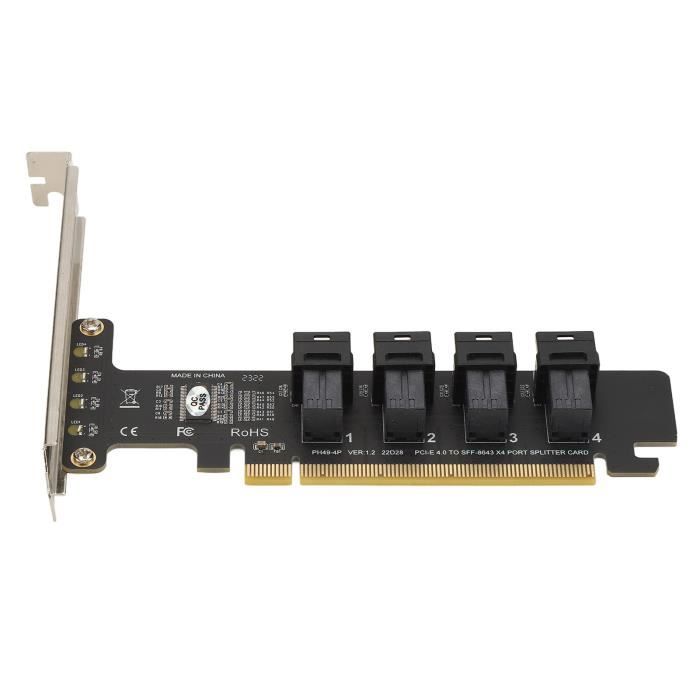 Carte D'extension PCI-E Vers M.2 NVMe - Pour SSD NVME 2230/2242/2260/2280 - Adaptateur PCIe 3.0 X4