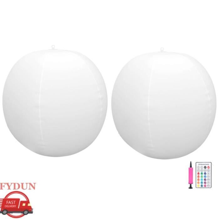 Boule Lumineuse Flottante Solaire Pour Piscine Et Jardin - 16 Couleurs, Télécommande, étanche IP67