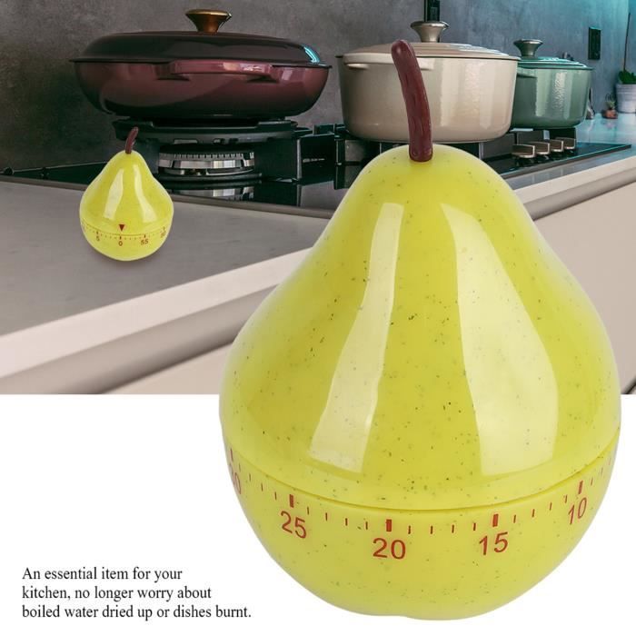 Minuterie De Cuisine Digitale - Vert Clair - Design Unique Avec Compte à Rebours Bruyant