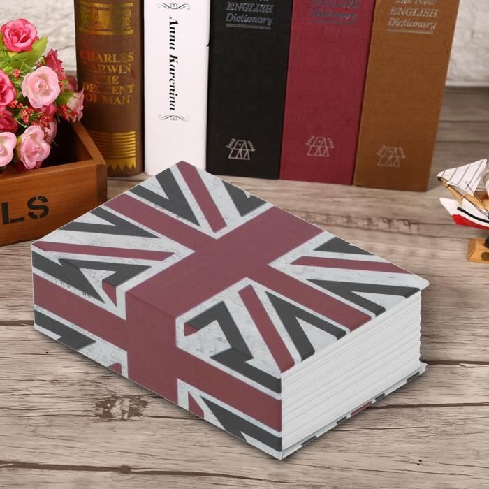 JINLv.life Coffrefort Simulation Mini Livre Dictionnaire Mot de Passe Cadeau Cash Économiser