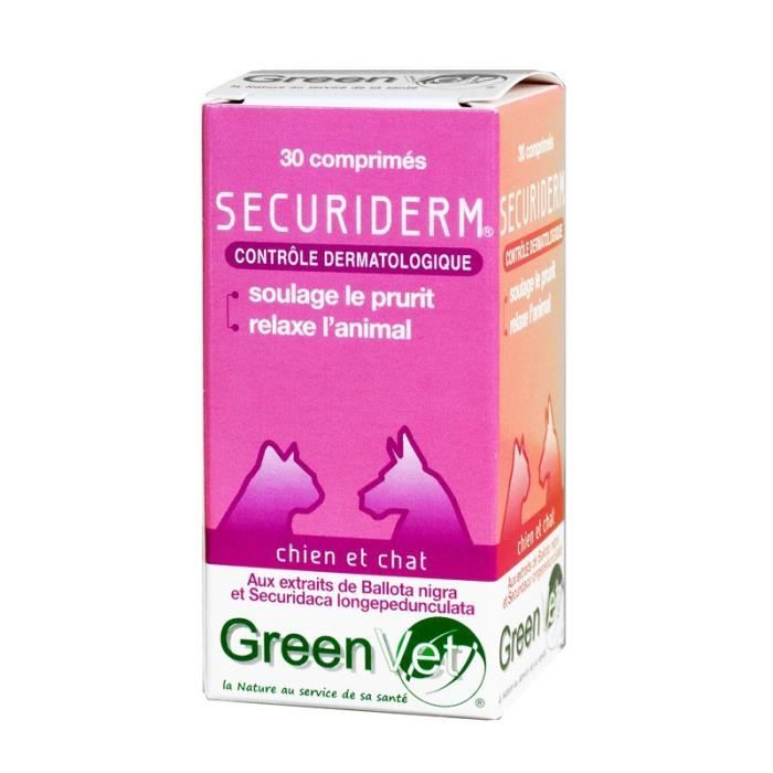 Greenvet Securiderm 30 comprimés