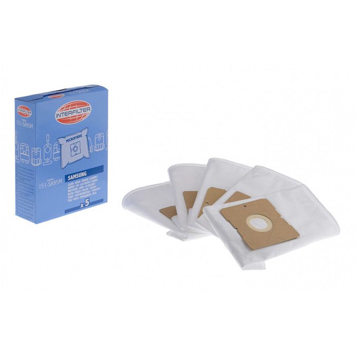 Sacs aspirateur 151-sa95m (x5) aspirateurs samsung Interfilter 35601444 - Hoover