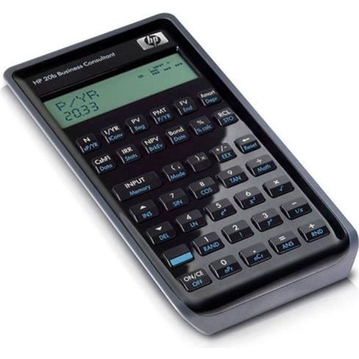 Calculatrice Financière HP 12c - 120 Fonctions, Logique RPN - Pour Pros Finance, Comptabilité - Noir