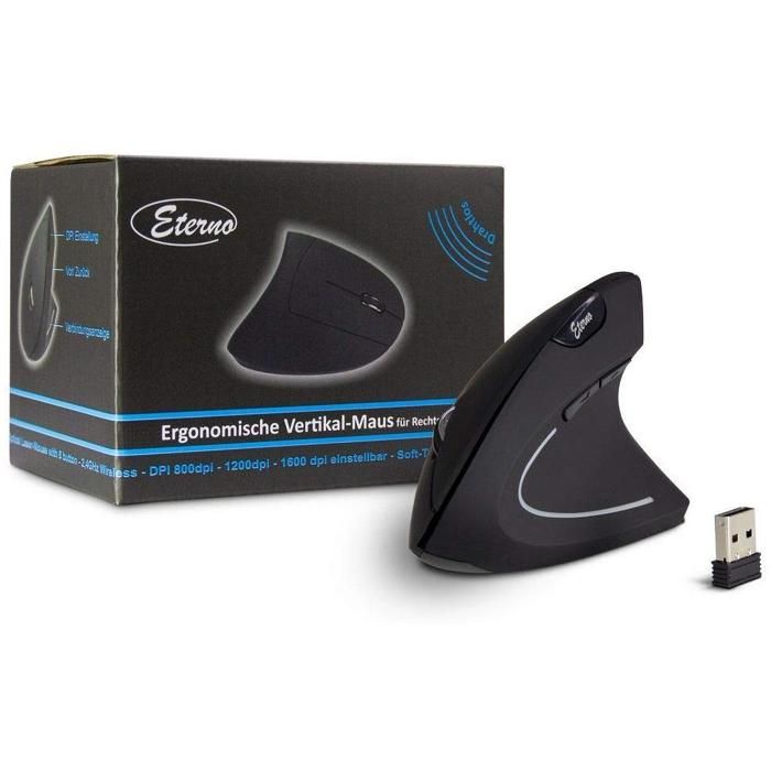 Souris Inter-Tech KM-206R – Ambidextre, Sans Fil, 1600 DPI, 6 Boutons - vue 8