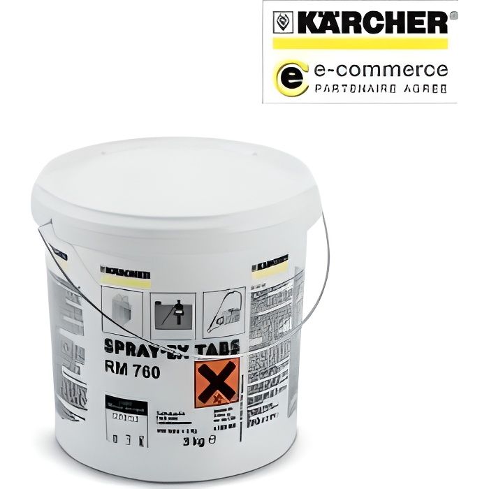 200 Tablettes pour injecteur/extracteur KARCHER RM 760