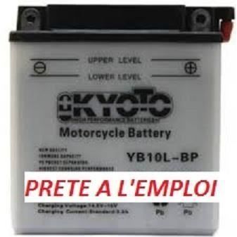 Batterie Kyoto pour Scooter Piaggio 125 X8 2004 à 2007 YB10L-BP / 12V 11Ah