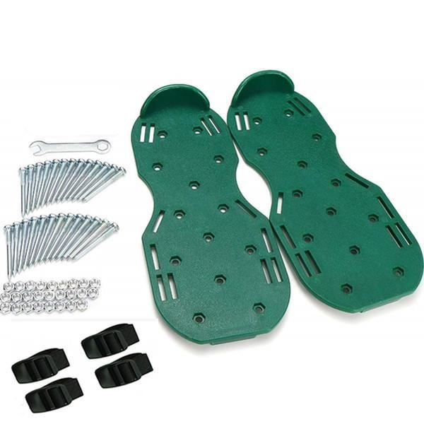 Chaussures D'Aérateur De Pelouse Avec Sangles Réglables Pour