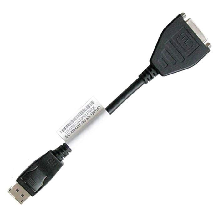 Lenovo Câble DVI DDisplayPort 1.8 - vue 7