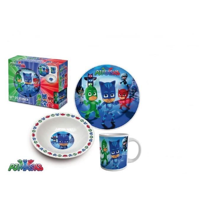 Set De Table Enfant 3 Pièces Noël – Assiette, Bol Et Tasse Père Noël Renne