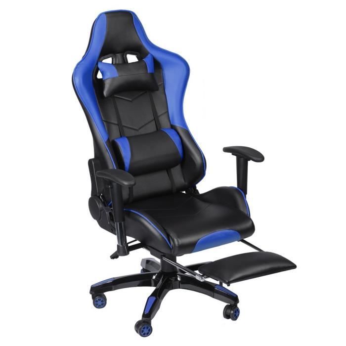 Fauteuil Gamer Avec Repose Pieds Et Dossier Inclinable Chaise De Bureau Gaming Business Industrial Chairs Stools Alberdi Com Mx