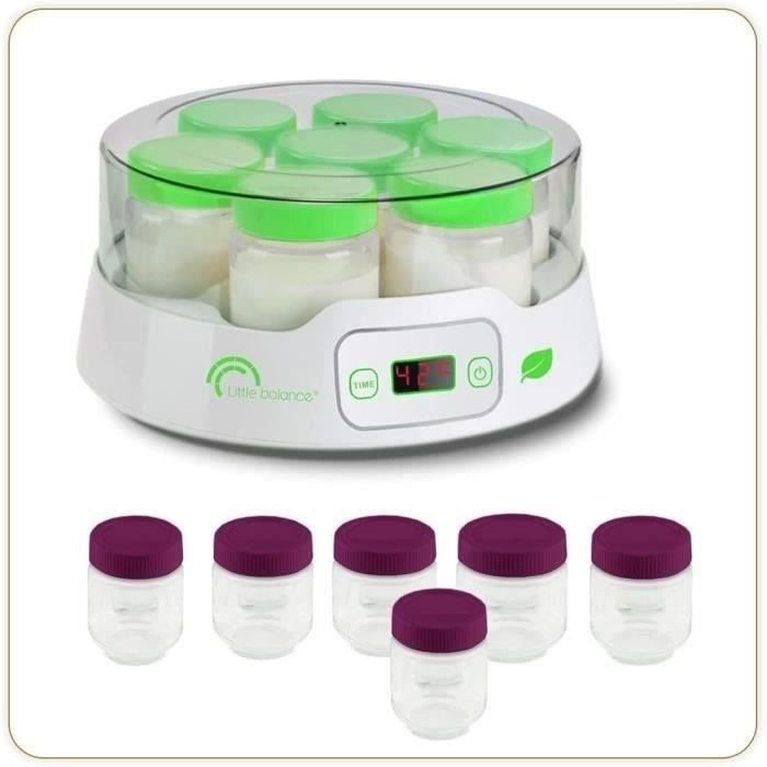 LITTLE BALANCE Yaourtière 7 pots + Lot de 6 pots supplémentaires 8487 - vue 2