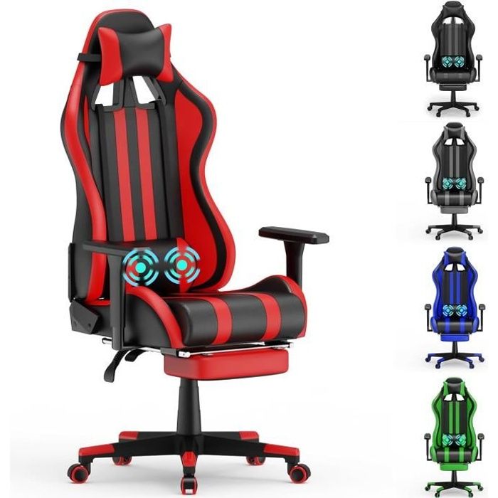 Repose-pieds Ergonomique Avec Massage - 6 Hauteurs Réglables, Antidérapant - Pour Bureau Ou Maison