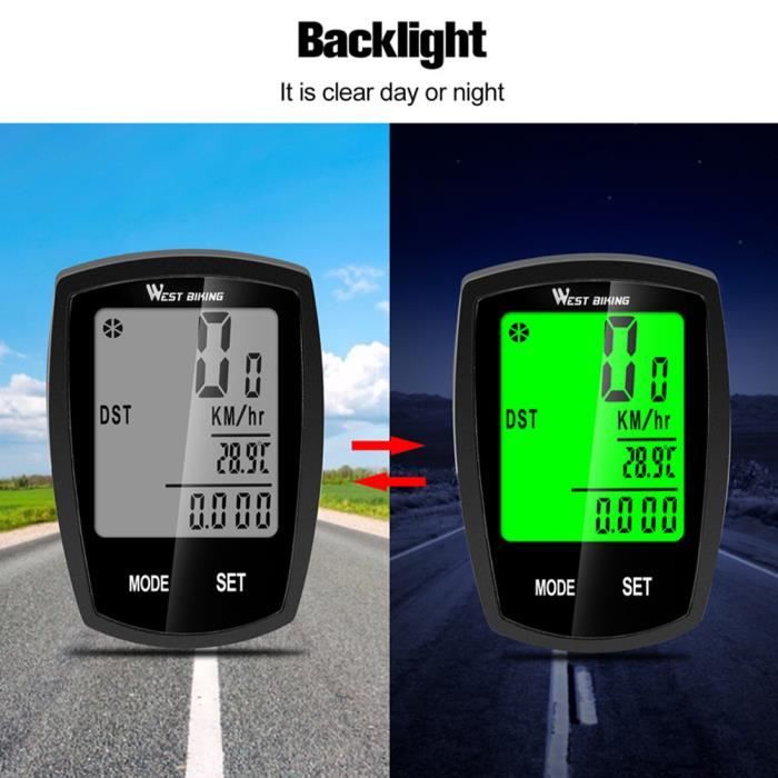 Achetez des Ventura X Compteur De Vélo 10 Fonctions - Noir chez HBS