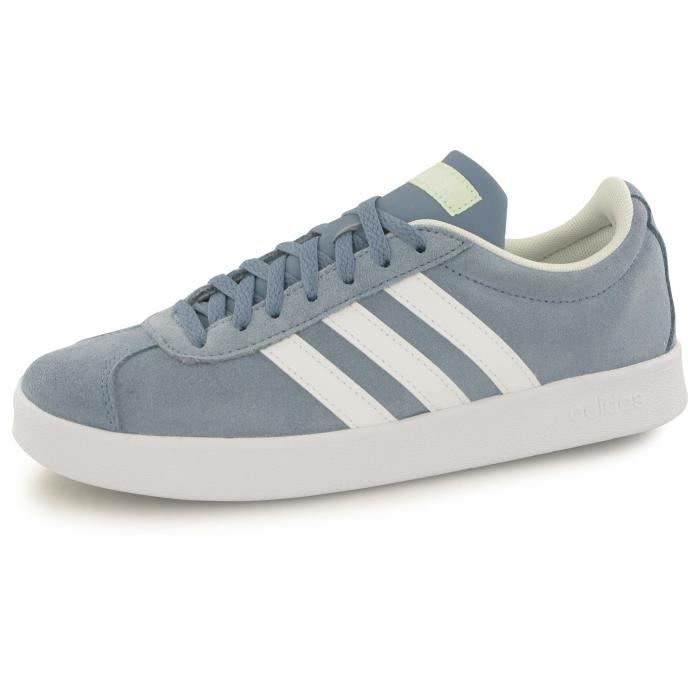 adidas vl court 2.0 bleu