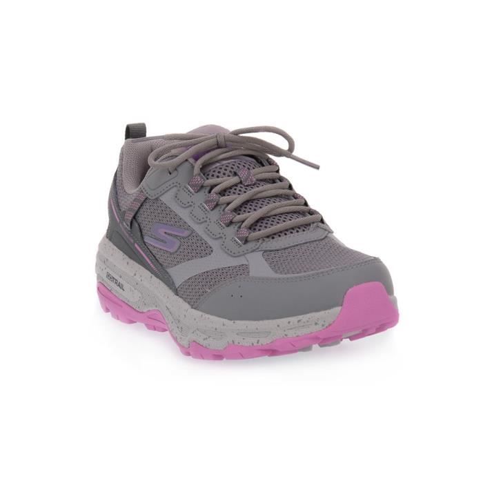 chaussures de running - skechers - gypk go trail running gris - femme/adulte - trail - régulier