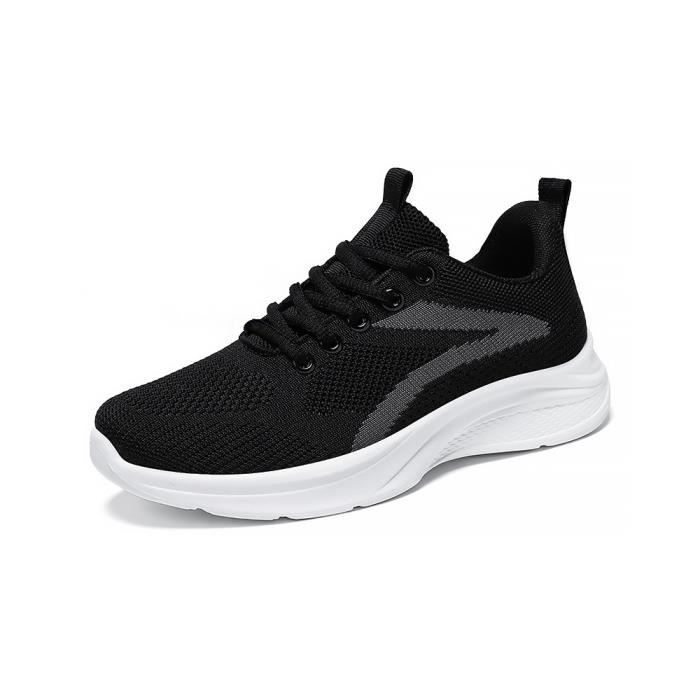 Baskets Femmes - MOBIGARLAN - Chaussures de Sport - Synthétique - Noir - Lacets