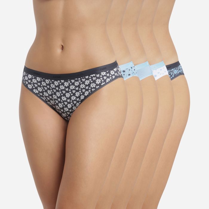 Lot de 3 culottes coton dentelle - Kaki - Femme - 8.00€ - Kiabi