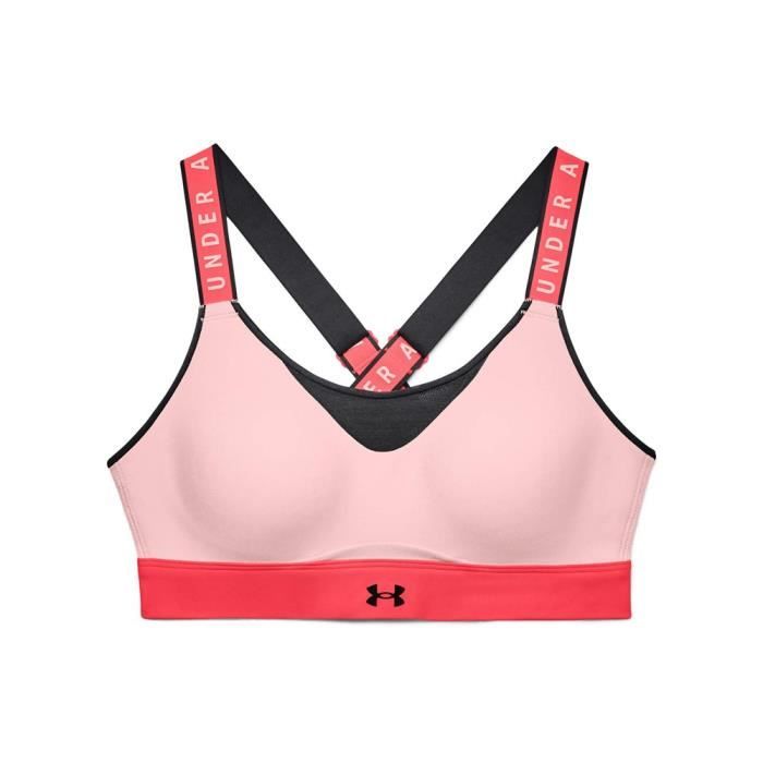 T shirt UNDER ARMOUR Infinity High Blockd Rose Femme Adulte Rose t-shirt-under-armour-infinity-high-blockd-rose-femme-adulte-rose