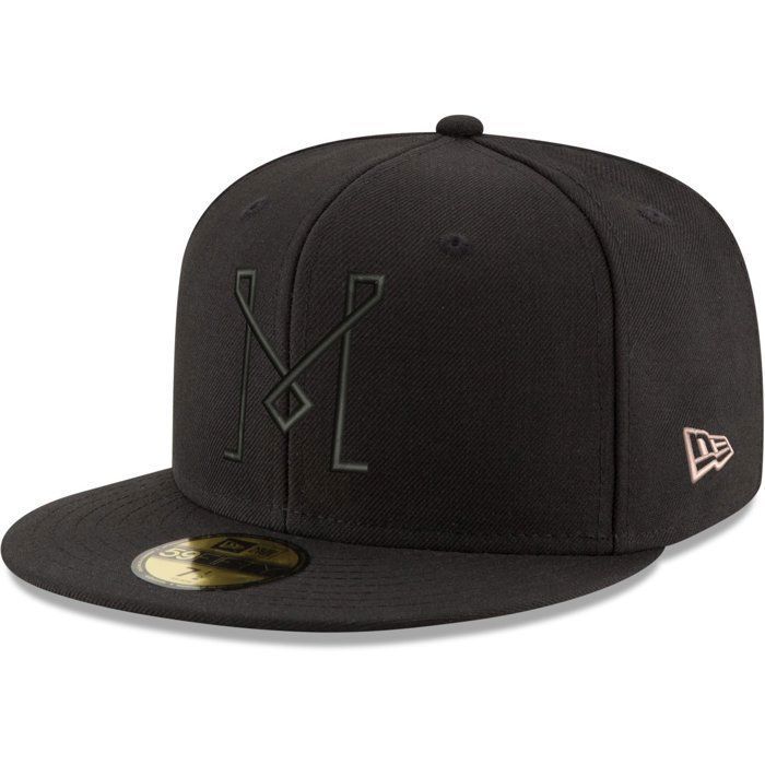 Casquette ajustée New Era 59FIFTY à profil bas, coloris aqua/noir, collection entraînement de printemps 2026