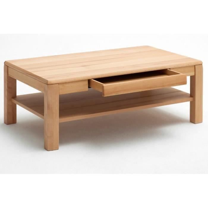 Table basse hêtre massif - Ameublement