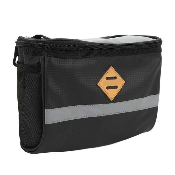 Vvikizy Sacoche de guidon pour vélo Sac de Guidon de Vélo Grande Capacité Sac de Rangement de Vélo Panier sport materiel