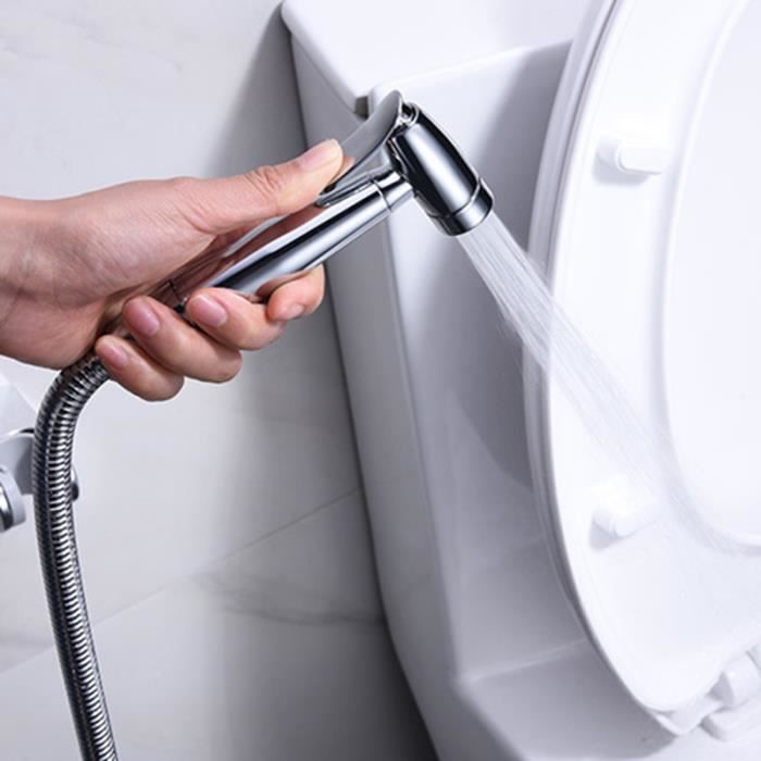 3 PCS Robinet de chasse d'eau de toilette de nettoyage de salle de bains de toilette de douche à main