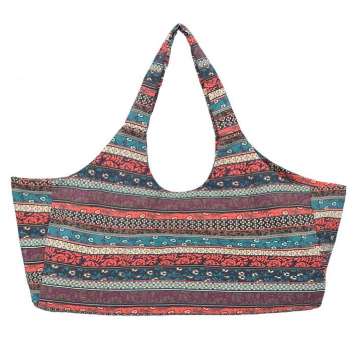 Pilates Suszian Sac de Rangement pour Tapis de Yoga Yoga Sac de Rangement Multifonction en Toile pour Tapis de Yoga Danse
