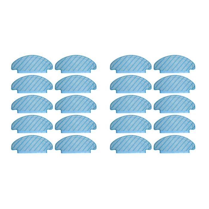 Lot De 10 Chiffons De Nettoyage Pour Ecovacs Deebot T9 Series - Accessoires Compatibles T9, T9 Pro, T9 Max