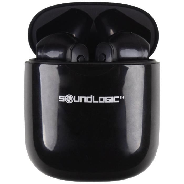 Soundlogic TWS Earbuds Écouteurs intra-auriculaires Bluetooth noir