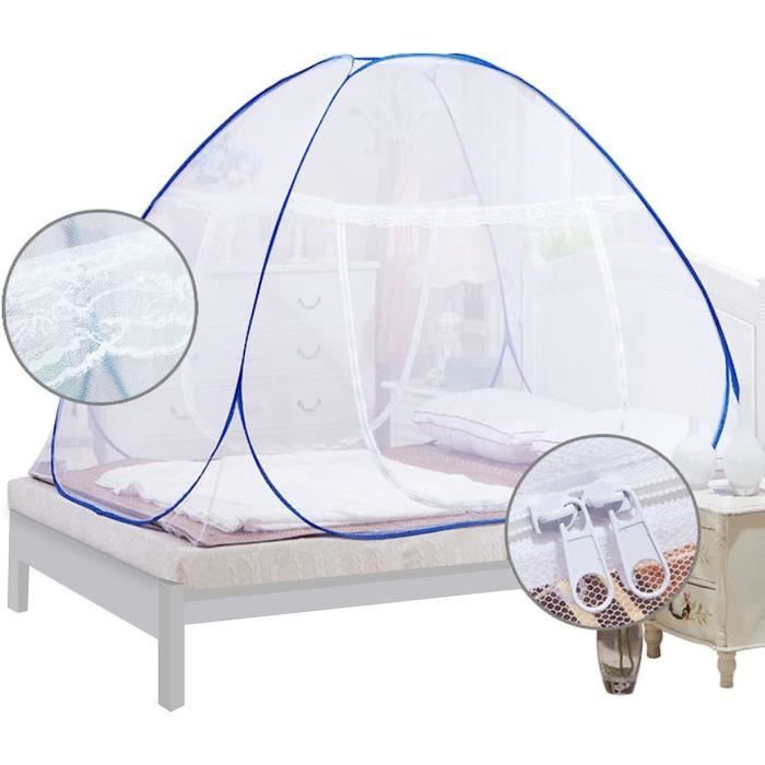Hamac d'extérieur Camping avec Moustiquaire Hamac de Voyage Ultra léger