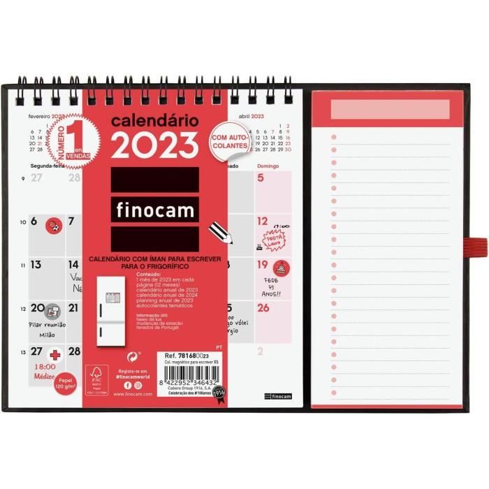 Calendrier Aimanté 2026 Vue Mois – Janvier à Décembre – Design Différent Chaque Mois – Catalan – Pour Frigo, Bureau