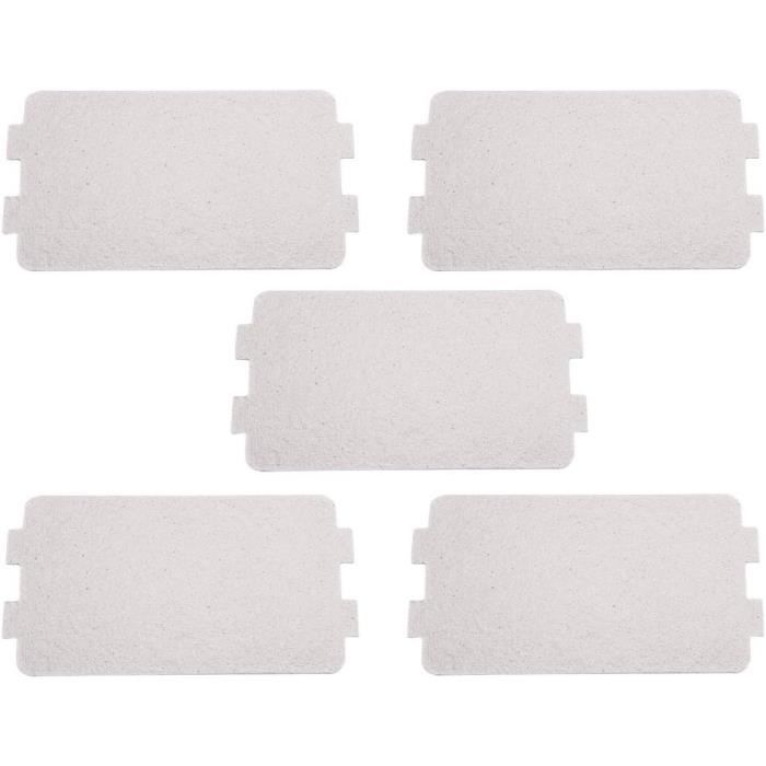 Lot De 5 Plaques De Mica Pour Four Micro-ondes - 9.9x10.8 Cm, Isolant Haute Température