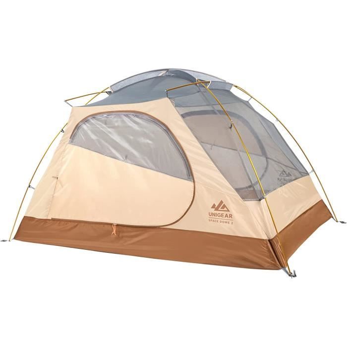Tente 2 Personnes Imperméable Avec Protection UV 40+ - Légère, Camouflage, Idéale Camping & Randonnée
