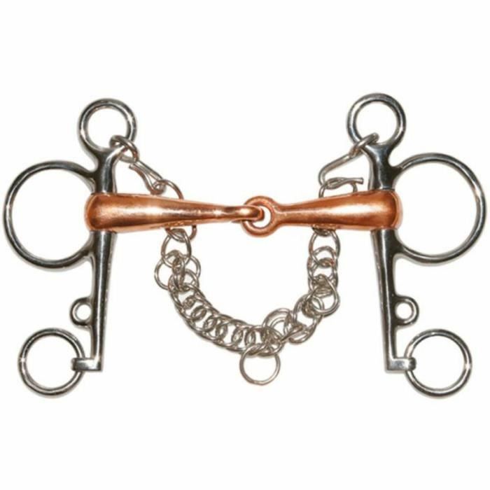 Embouchure Pelham Neverust – Acier Inoxydable – Tige Lâche 5 Pouces