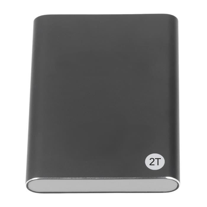 Disque Dur Externe 500 Go USB 3.0 - Ultra Mince 2,5 Pouces - Pour PC, Mac, PS4, Xbox - Noir