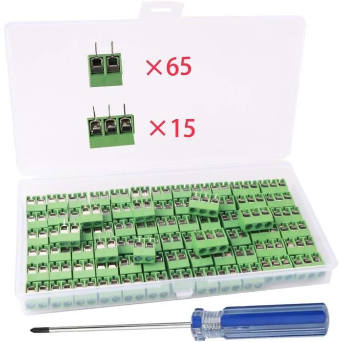 10 Borniers à Vis 12 Broches, Pas 2.54 Mm - Connecteurs Universels Pour Carte PCB, Soudure Facile