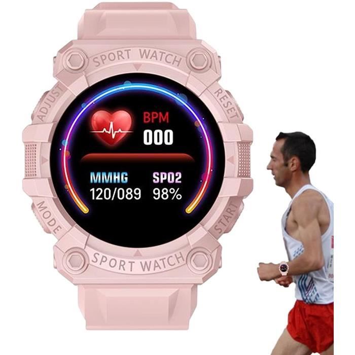 Bracelet Tracker D'Activité Sans Écran Elprico - Batterie 45 Jours, Étanche IP68 - Rose