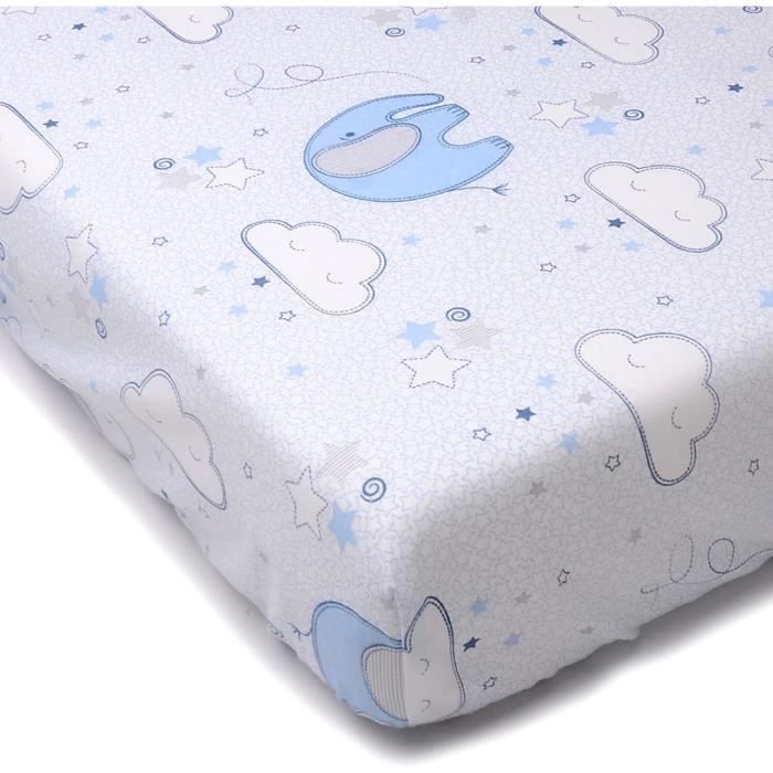 Tiardey Drap De Compression Sensorielle Lycra – Couverture Apaisante Pour Anxiété, TDAH, Autisme, Insomnie – Bleu 98 X 147 Cm