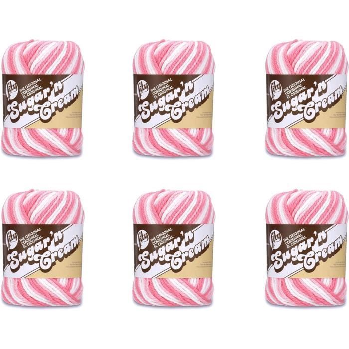 Lot De 9 Pelotes Phildar Partner - Laine Rose Pétunia 50g Pour Tricot