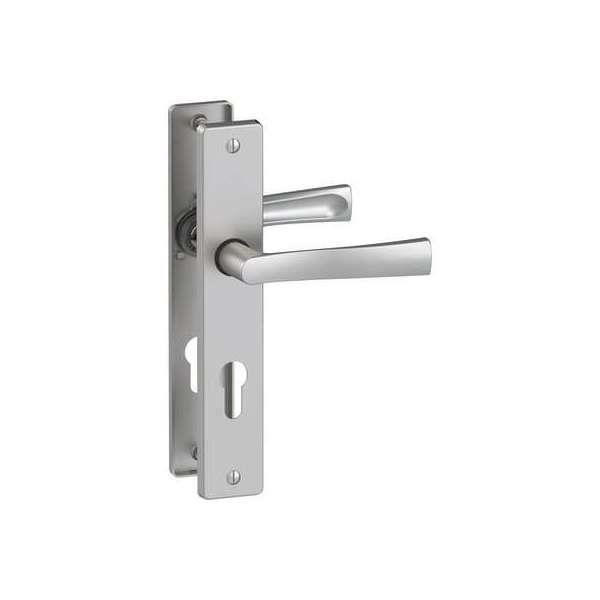 Ensemble Sur Grande Plaque En Aluminium Anodisé Ton Champagne RIVIERA Cle I