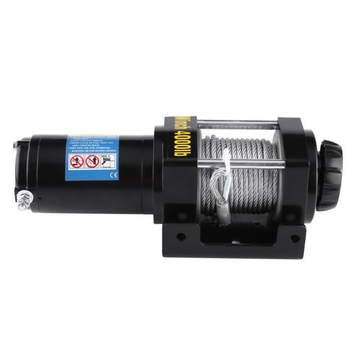 AUTO WINCH 4000lb WINCH Treuil électrique 12V avec câble