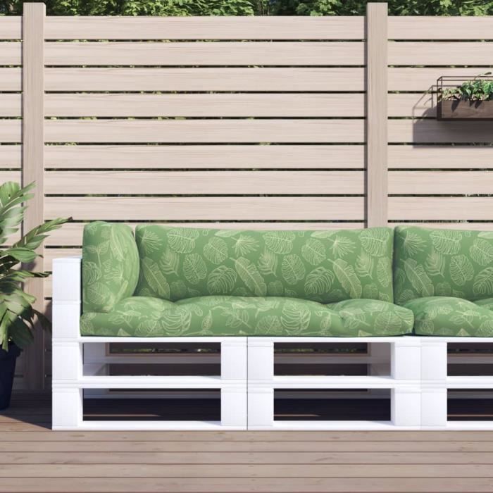 Lot De 3 Coussins Palette Extérieur VidaXL - Tissu Oxford Résistant, Confort Doux Et Déco Style