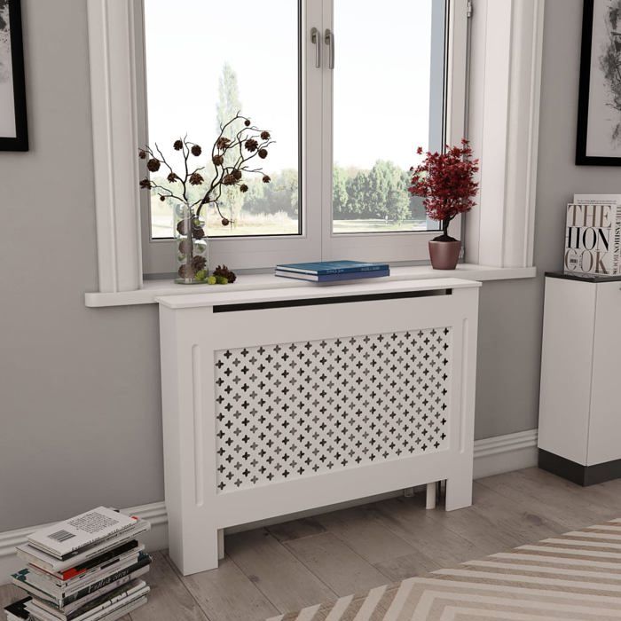 vidaXL Cache radiateur 172x19x81 5 cm - vue 9