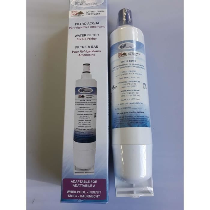 FILTRE A EAU UNIVERSELLE POUR REFRIGERATEUR WHIRLPOOL,484000008726