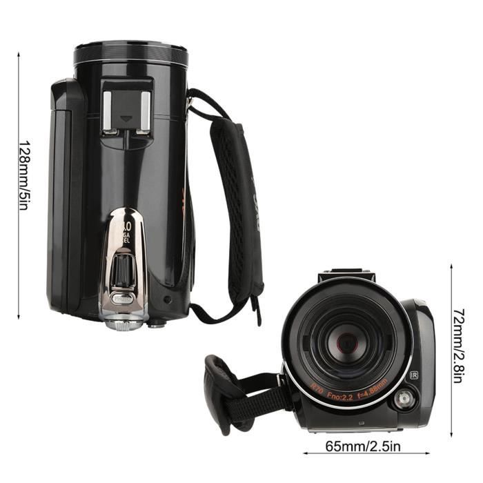 Yosoo Health Gear 4K Videokamera - 48MP Camcorder Mit Drehbarem 2,7" Display